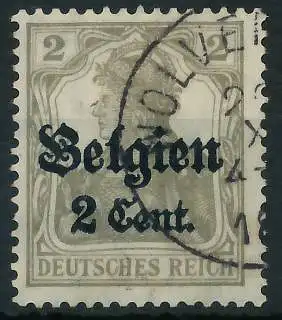 BES. 1WK LANDESPOST BELGIEN Nr 10 gestempelt 443166