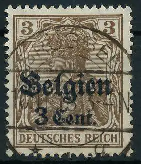 BES. 1WK LANDESPOST BELGIEN Nr 11aI gestempelt gepr. 4431CA