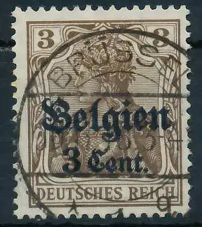 BES. 1WK LANDESPOST BELGIEN Nr 11aI gestempelt gepr. 4431BA