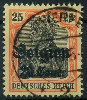 BES. 1WK LANDESPOST BELGIEN Nr 17 gestempelt 443292