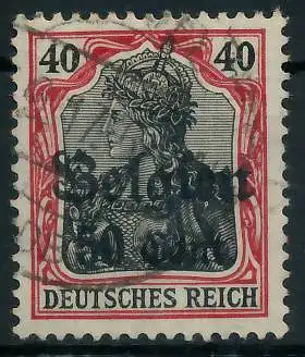 BES. 1WK LANDESPOST BELGIEN Nr 20bII gestempelt gepr. 44333E