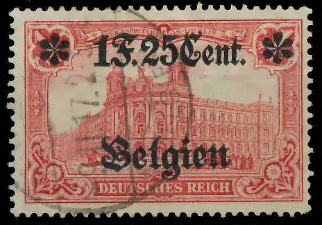 BES. 1WK LANDESPOST BELGIEN Nr 23II gestempelt 44334A