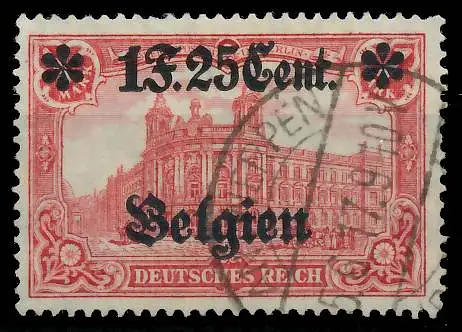 BES. 1WK LANDESPOST BELGIEN Nr 23II gestempelt 44337A