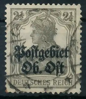BES. 1WK PG OBER OST Nr 1a zentrisch gestempelt 443416