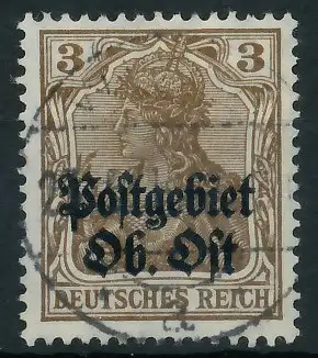 BES. 1WK PG OBER OST Nr 2a gestempelt 443466