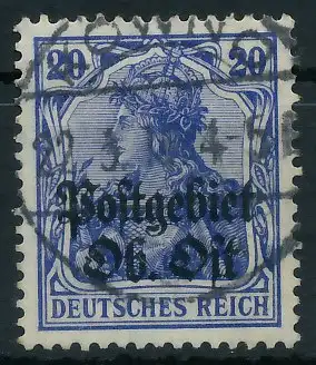 BES. 1WK PG OBER OST Nr 8a zentrisch gestempelt 4434FE