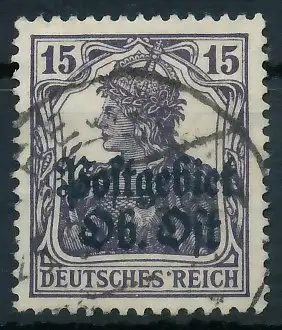 BES. 1WK PG OBER OST Nr 7b gestempelt 4434D2