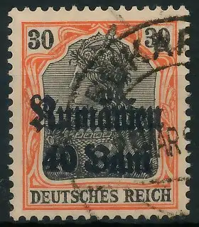 BES. 1WK D-MV RUMÄNIEN Nr 12 gestempelt 4436E6