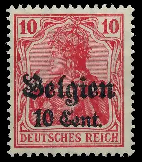 BES. 1WK LANDESPOST BELGIEN Nr 14b postfrisch 443712