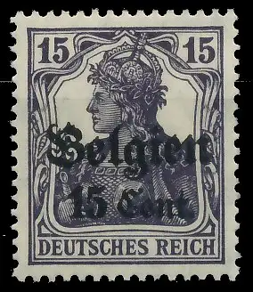 BES. 1WK LANDESPOST BELGIEN Nr 16bII postfrisch 44371E