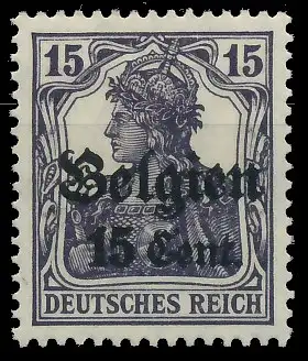 BES. 1WK LANDESPOST BELGIEN Nr 16bII postfrisch 443726