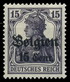 BES. 1WK LANDESPOST BELGIEN Nr 16bII postfrisch 443722
