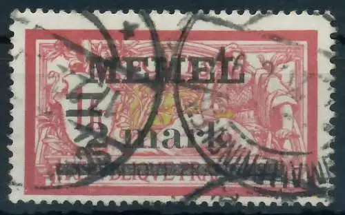 MEMEL 1920 Nr 28y gestempelt 447816