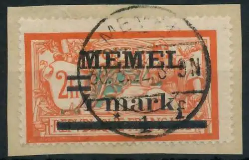 MEMEL 1920 Nr 31 Iy BRIEF 447826