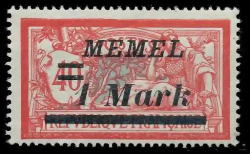 MEMEL 1921 Nr 36a ungebraucht 447A0A