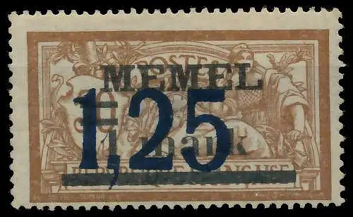 MEMEL 1922 Nr 50 postfrisch 447ADE