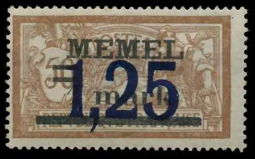 MEMEL 1922 Nr 50 ungebraucht 447AC6