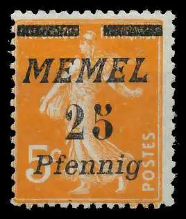 MEMEL 1922 Nr 58 postfrisch 447B96