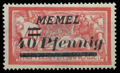 MEMEL 1922 Nr 60 postfrisch 447C02