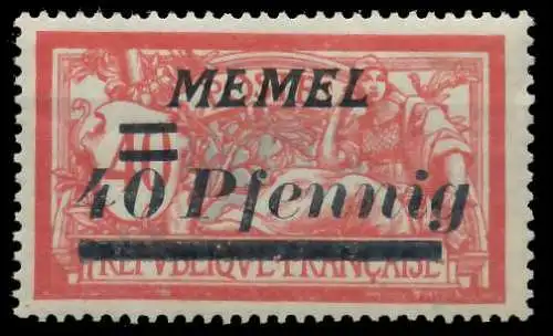 MEMEL 1922 Nr 60 postfrisch 447C12