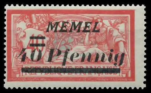 MEMEL 1922 Nr 60 postfrisch 447C06