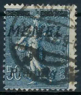 MEMEL 1922 Nr 61b gestempelt 447C62