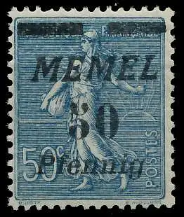 MEMEL 1922 Nr 61b ungebraucht 447C3A