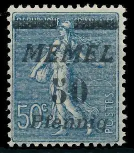 MEMEL 1922 Nr 61b postfrisch 447C52