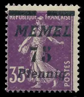 MEMEL 1922 Nr 62 postfrisch 447C8A