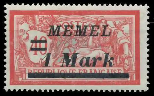 MEMEL 1922 Nr 64 postfrisch 447CDA