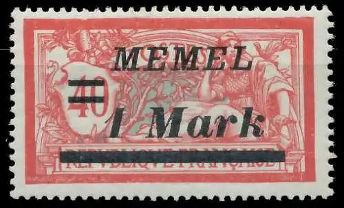 MEMEL 1922 Nr 64 postfrisch 447CD6