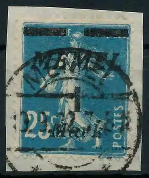 MEMEL 1922 Nr 86 gestempelt Briefst³ck 447E82