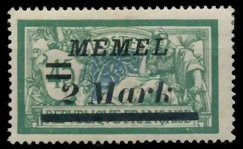 MEMEL 1922 Nr 88 ungebraucht 452D6A