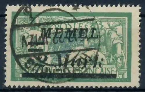 MEMEL 1922 Nr 88 zentrisch gestempelt 452D92