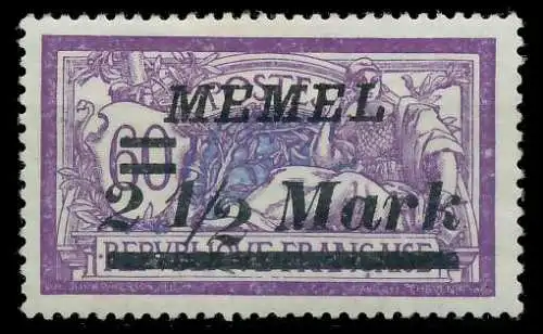 MEMEL 1922 Nr 90 ungebraucht 452DC6