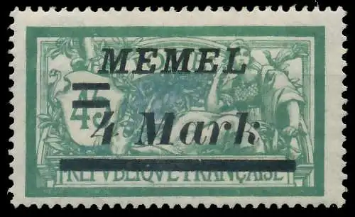 MEMEL 1922 Nr 91 postfrisch 452E3E