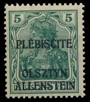 ALLENSTEIN Nr 1 postfrisch 45314E