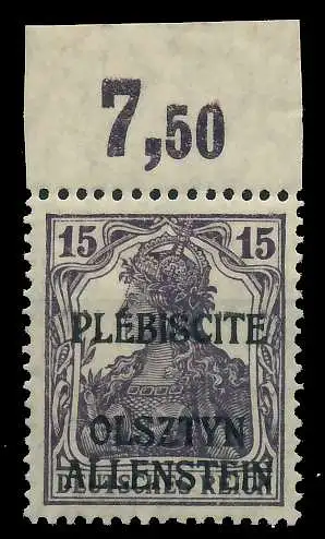 ALLENSTEIN Nr 3 POR ungebraucht ORA 4532DE