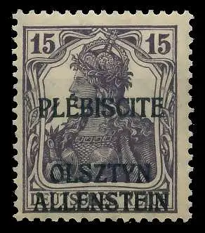 ALLENSTEIN Nr 3 postfrisch 4532D2