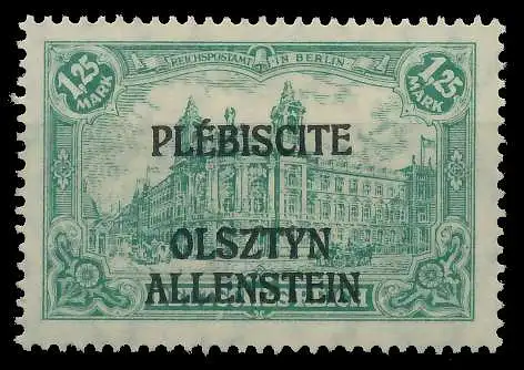 ALLENSTEIN Nr 11b ungebraucht 45343A