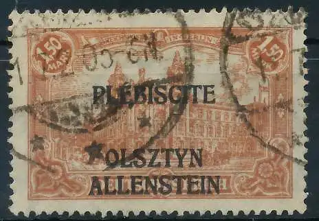 ALLENSTEIN Nr 12b gestempelt 4534AA