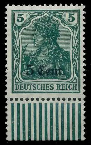 BES. 1WK ETAPPE WEST Nr 2c ungebraucht 45A50A