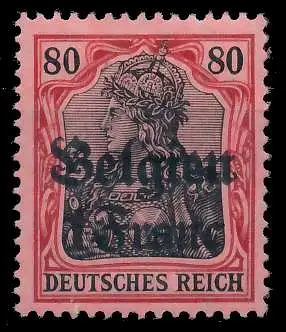 BES. 1WK LANDESPOST BELGIEN Nr 7 ungebraucht 45A61A