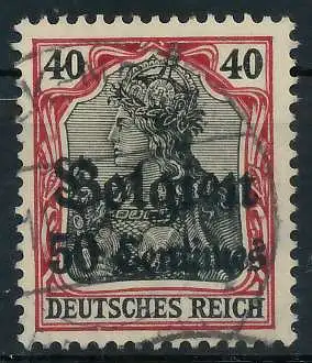 BES. 1WK LANDESPOST BELGIEN Nr 5II gestempelt 45A62A