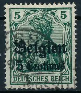 BES. 1WK LANDESPOST BELGIEN Nr 2 gestempelt 45A666