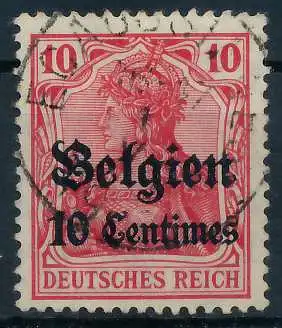 BES. 1WK LANDESPOST BELGIEN Nr 3 gestempelt 45A67E