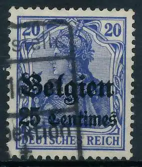 BES. 1WK LANDESPOST BELGIEN Nr 4II gestempelt 45A692