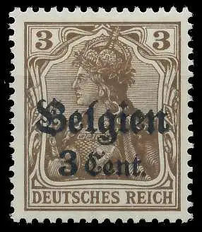 BES. 1WK LANDESPOST BELGIEN Nr 11aI postfrisch 45A6BE