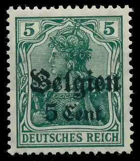 BES. 1WK LANDESPOST BELGIEN Nr 12 ungebraucht 45A6F2