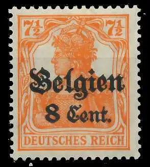 BES. 1WK LANDESPOST BELGIEN Nr 13bII ungebraucht 45A74A